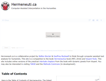 Tablet Screenshot of hermeneuti.ca